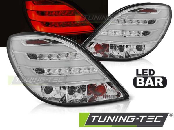 PEUGEOT 207 3D/5D 05.06-06.09 χρωμίου LED BAR Peugeot 207 [2006-2012]