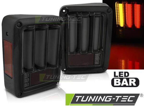 CHRYSLER JEEP WRANGLER JK 07-18 LED BAR SMOKE Μαύρο Jeep Wrangler JK [2007-2018]