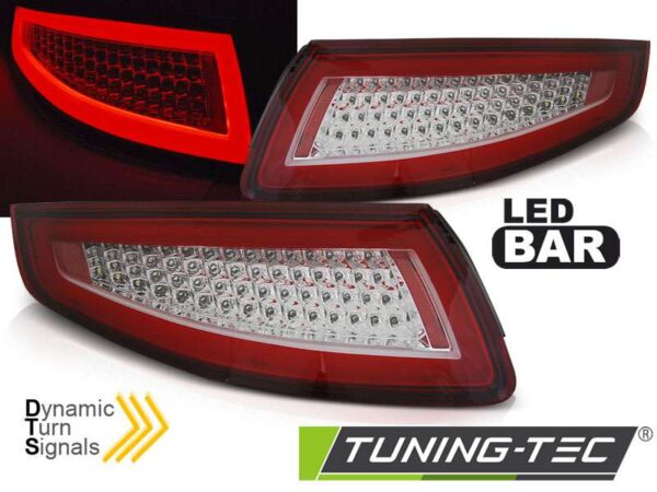 Πίσω φανάρια  led Κόκκινο Λευκό SEQ για PORSCHE 911 997 04-09 Porsche 911 (997) [2005-2012]