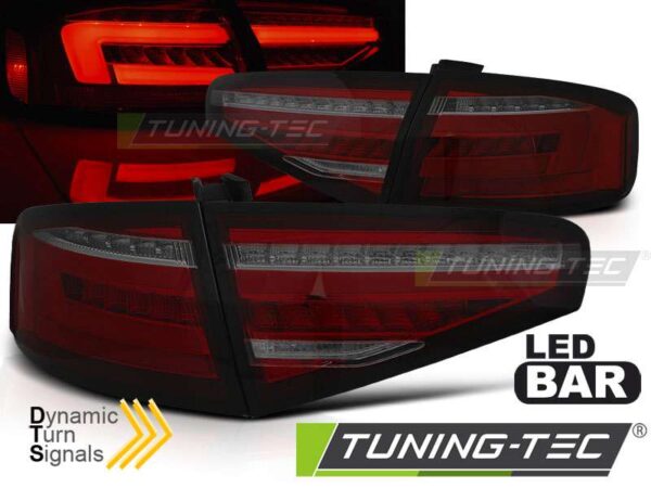 Πίσω φανάρια  led Κόκκινο SMOKE SEQ για AUDI A4 B8 12-15 SEDAN OEM LED Audi A4 (B8) [2008-2015]