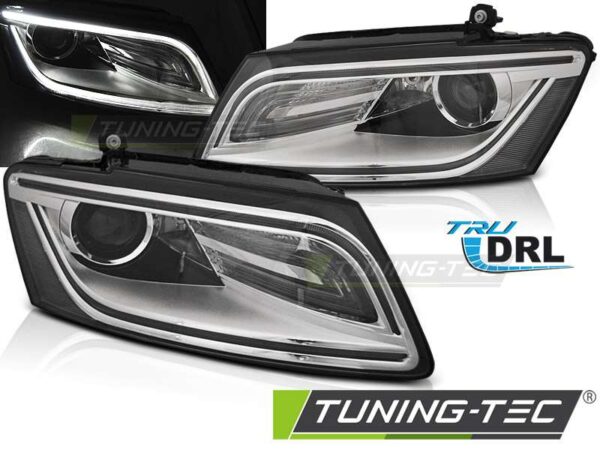 Φανάρια TRUE DRL χρωμίου για AUDI Q5 08.12-17 Audi Q5 (8R) [2008-2017]