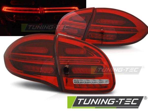 Πίσω φανάρια  led Κόκκινο Λευκό για PORSCHE CAYENNE 10-15 Porsche Cayenne Mk2 [2010-2018]