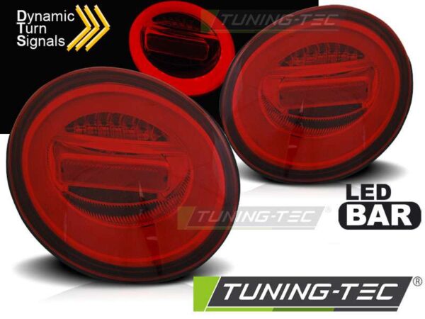 Πίσω φανάρια  led Κόκκινο Λευκό SEQ για VW NEW BEETLE 10.98-05 Volkswagen Beetle [1997-2011]