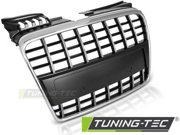 Μάσκα SPORT χρωμίου Μαύρο fit AUDI A4 B7 04-08 Audi A4 (B7) [2004-2008]