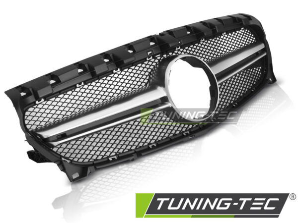 Μάσκα Μαύρο SILVER SPORT LOOK για MERCEDES CLA W117 13-19 Mercedes CLA (C117) [2013-2019]