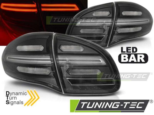 Πίσω φανάρια  led Μαύρο SEQ για PORSCHE CAYENNE 10-15 Porsche Cayenne Mk2 [2010-2018]