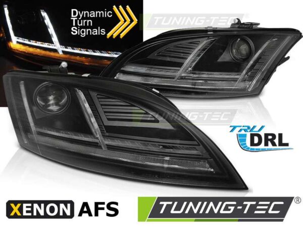 XENON Φανάρια LED DRL Μαύρο SEQ για AUDI TT 10-14 8J με AFS Audi TT (8J) [06-14]