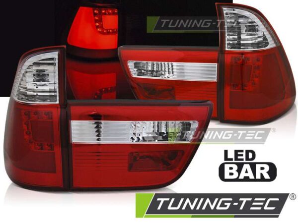 Πίσω φανάρια  led Κόκκινο Λευκό για BMW X5 E53 09.99-10.03 BMW X5 (E53) [1999-2006]