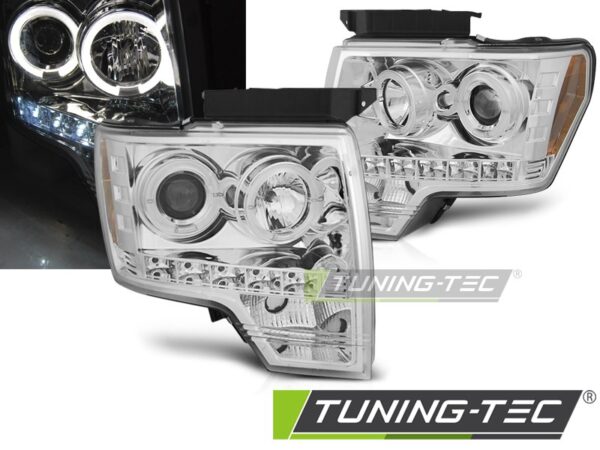 FORD F150 MK12 08-14 ANGEL EYES χρωμίου Ford F150 MK12 [2008-2014]