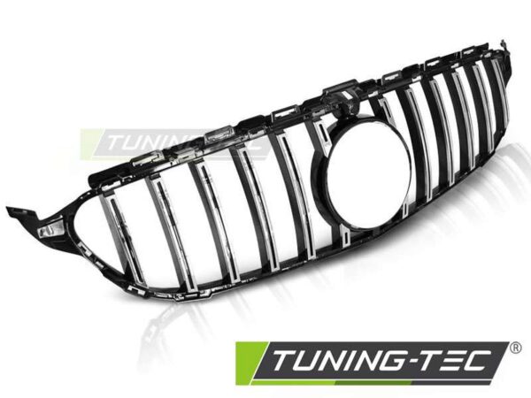 Μάσκα SPORT Μαύρο χρωμίου για MERCEDES W205 18- Mercedes C Class (W205) [2014-2021]