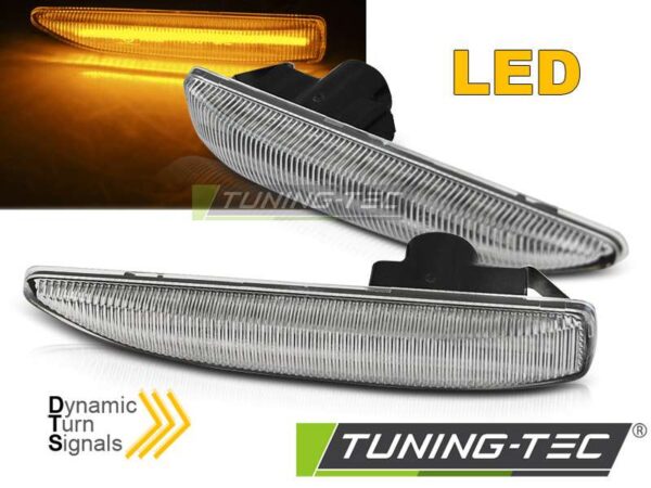 Πλαϊνό φλας Λευκό LED SEQ για BMW E65 / E66 / E67 BMW 7 (E65/E66/E67/E68) [2001-2008]