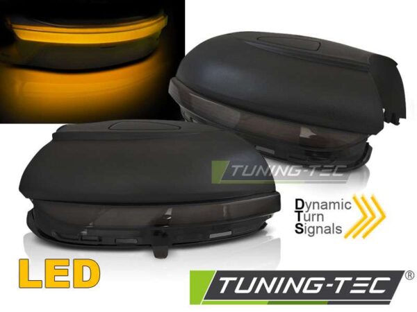 Πλαϊνό φλας IN THE MIRROR SMOKE LED SEQ για VW GOLF 6 / TOURAN Volkswagen Golf Mk6 [2008-2013]