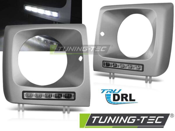 Φανάρια LED DRL SILVER για MERCEDES W461,W463 01-12