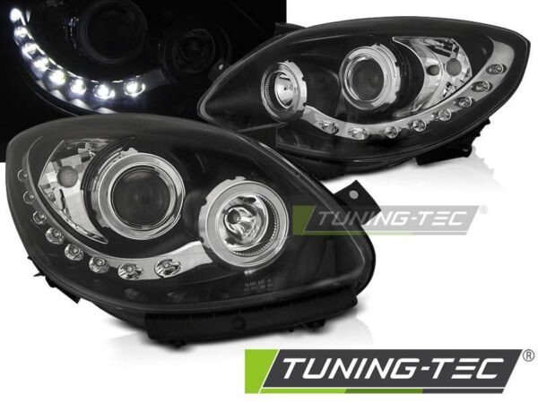 RENAULT TWINGO 07-11 DAYLIGHT Μαύρο Renault Twingo Mk2 [2007-2014]
