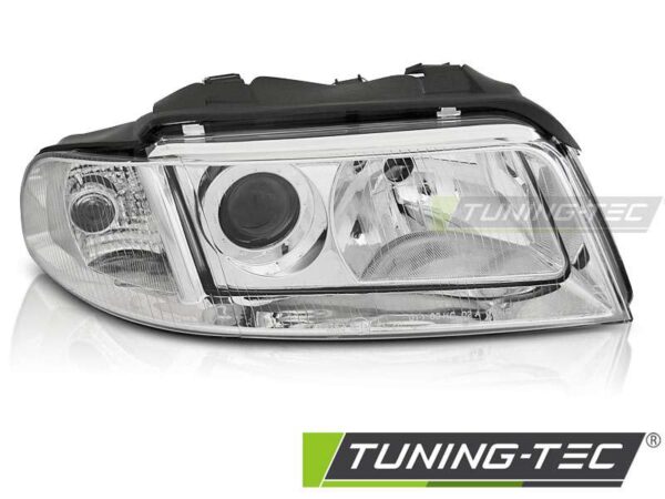 Φανάρι χρωμίου δεξιά πλευρά TYC για AUDI A4 B5 99-00 Audi A4 (B5) [1995-2001]