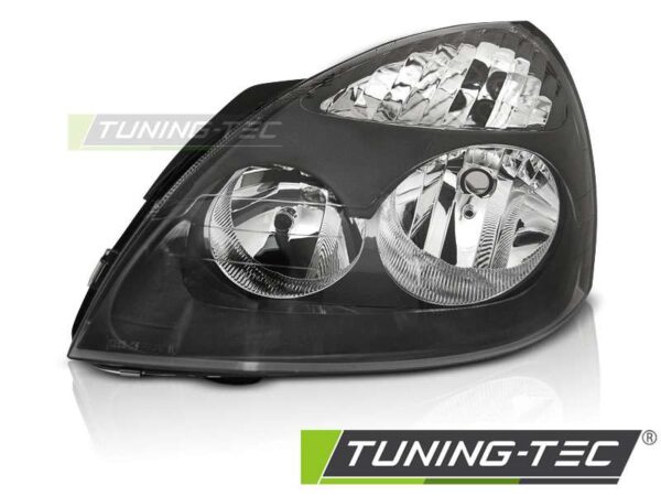 Φανάρια Μαύρο αριστερή πλευρά TYC για RENAULT CLIO II 06.01-09.05 Renault Clio Mk2 [1998-2005]