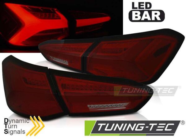 Πίσω φανάρια  led Κόκκινο SMOKE SEQ για FORD FOCUS 4 18-21 HATCHBACK Ford Focus Mk4 [2018-]