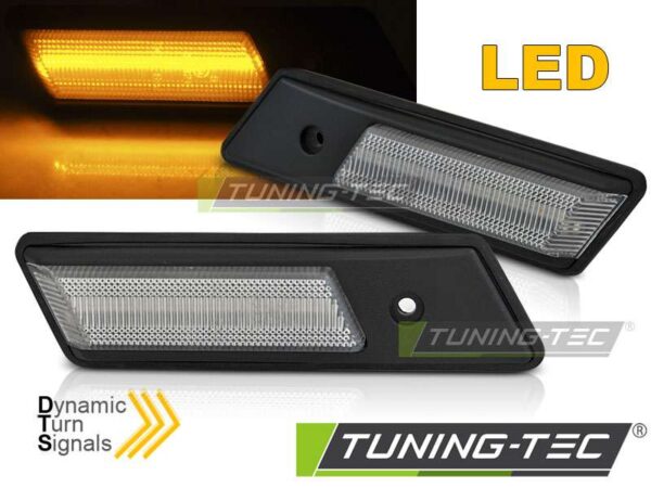 Πλαϊνό φλας χρωμίου LED SEQ για BMW E34/E32/E36 BMW 5 (E34) [1988-1996]