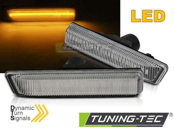 Πλαϊνό φλας Λευκό LED SEQ για BMW X5 E53 99-06 BMW X5 (E53) [1999-2006]