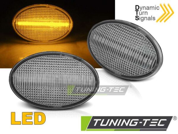 Πλαϊνό φλας Λευκό LED SEQ για OPEL ASTRA F / CORSA / TIGRA Opel Astra F [1991-1998]