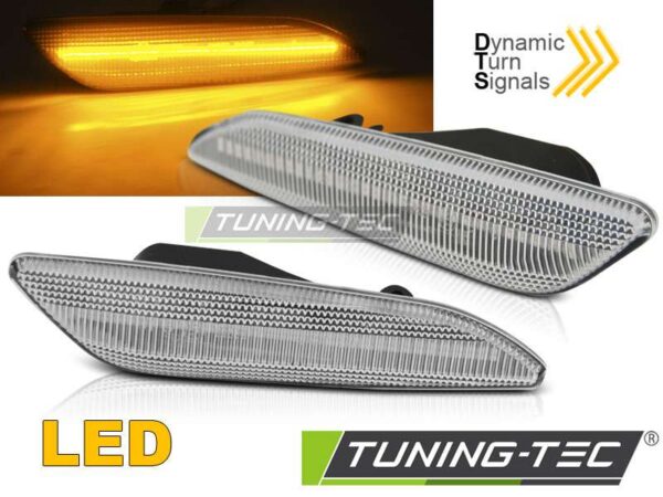 Πλαϊνό φλας Λευκό LED SEQ για ALFA ROMEO 156/147 05-10 / FIAT TIPO 15- Alfa Romeo 156 (932) [1997-2007]