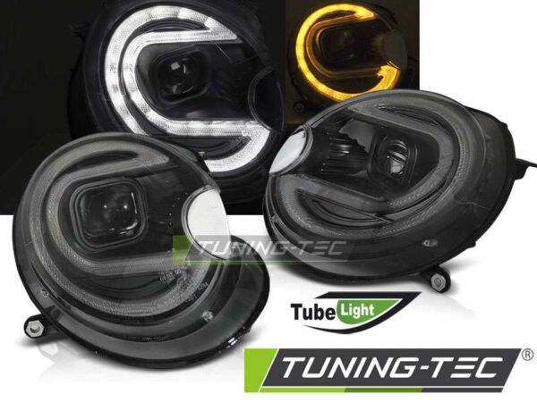Φανάρια TUBE LIGHT Μαύρο LED για BMW MINI (COOPER) 06-14 Mini Cooper (R56/R57) [2006-2013]