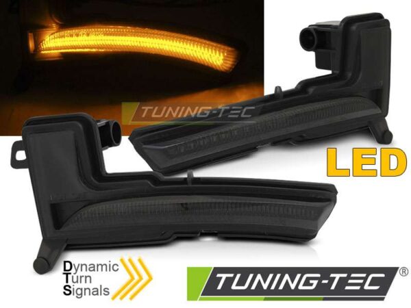 Πλαϊνό φλας IN THE MIRROR SMOKE LED SEQ για RENAULT CLIO IV 16-19 Renault Clio Mk4 [2012-]