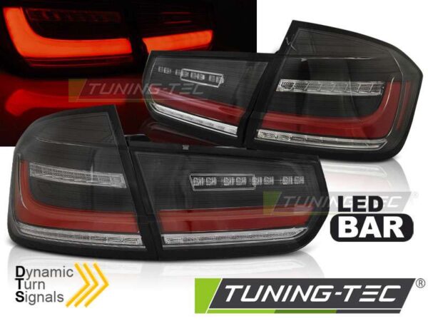 LED BAR SEQ TAIL LIGHTS Μαύρο για BMW F30 11-18 BMW 3 (F30/F31/F34) [2011-2018]