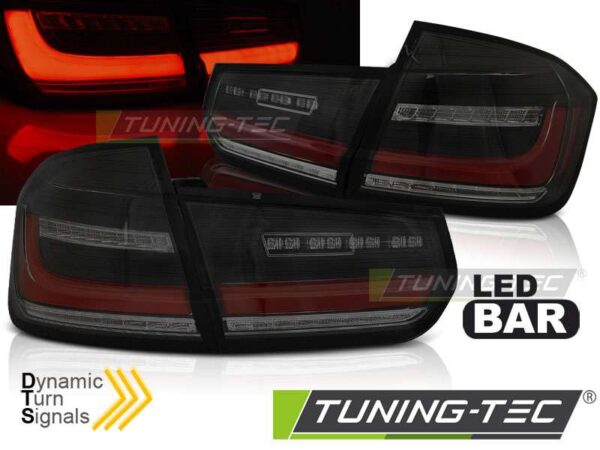 LED BAR SEQ TAIL LIGHTS Μαύρο SMOKE για BMW F30 11-18 BMW 3 (F30/F31/F34) [2011-2018]