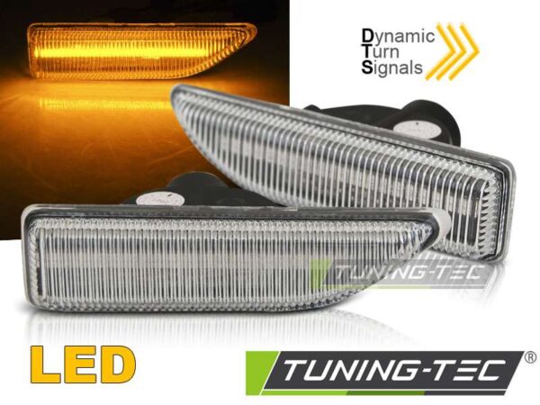 Πλαϊνό φλας Λευκό LED SEQ για MINI COOPER F60 2016- Mini Countryman (R60) [2010-2016]
