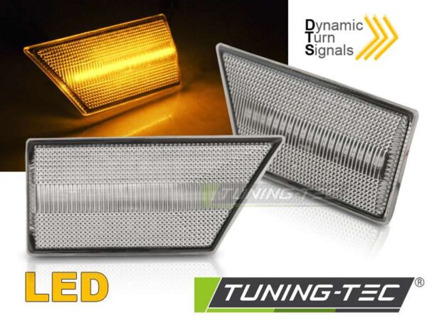 Πλαϊνό φλας Λευκό LED SEQ για OPEL SIGNUM VECTRA C 02-08 Opel Vectra C [2002-2008]