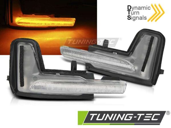 Πλαϊνό φλας IN THE MIRROR Λευκό LED για VOLVO XC90 MK II 14-20 Volvo XC90 Mk2 [2015-]