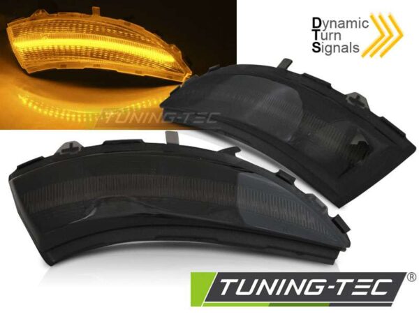 Πλαϊνό φλας IN THE MIRROR SMOKE LED SEQ για RENAULT CLIO IV 12-16 Renault Clio Mk4 [2012-]