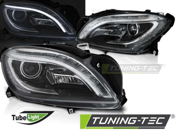 Φανάρια Μαύρο LED για MERCEDES M-CLASS W166 11-15 Mercedes ML (W166) [2011-2019]