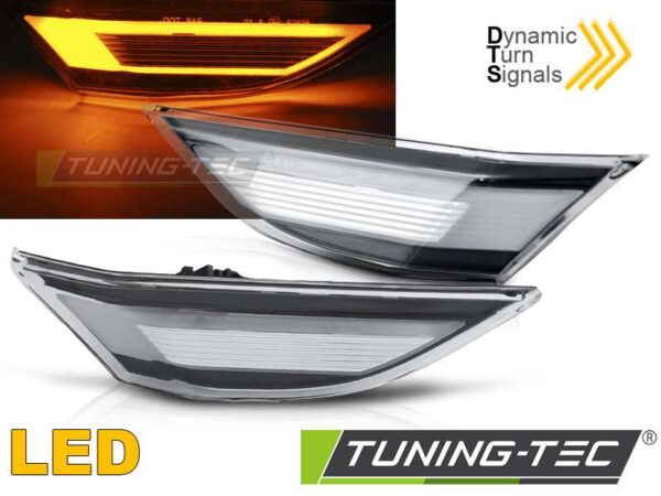 Πλαϊνό φλας Λευκό LED SEQ για PORSCHE 911 (991) CARRERA 11-15 Porsche 911 (991) [2011-2019]
