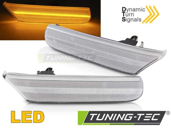 Πλαϊνό φλας Λευκό LED SEQ για PORSCHE 911 996 / BOXSTER 986 Porsche 911 (996) [1999-2005]