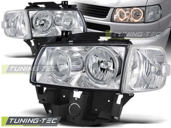 Φανάρια ANGEL EYES χρωμίου για VW T4 08.96-03.03 BUS Volkswagen Transporter T4 [1990-2003]